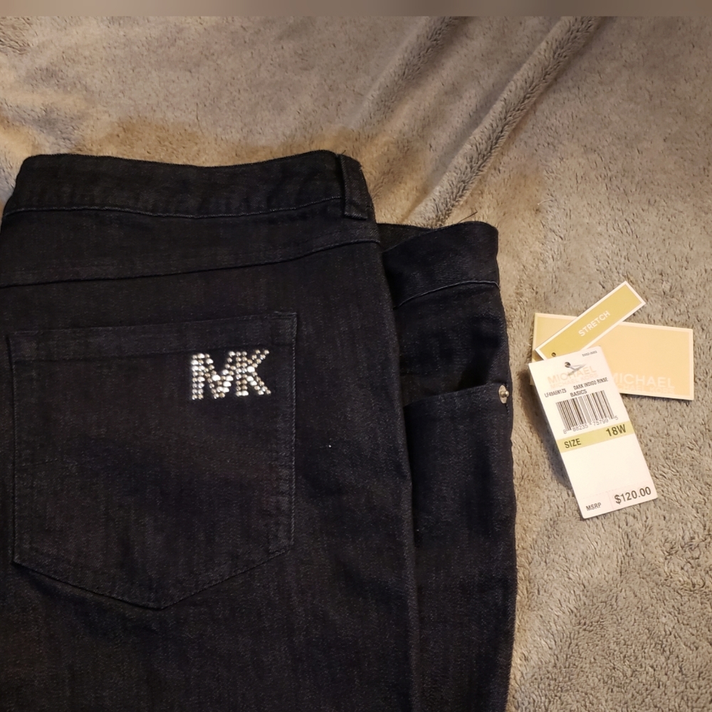 Michael kors Dark Indigo rinse boot cut Jean's 18W